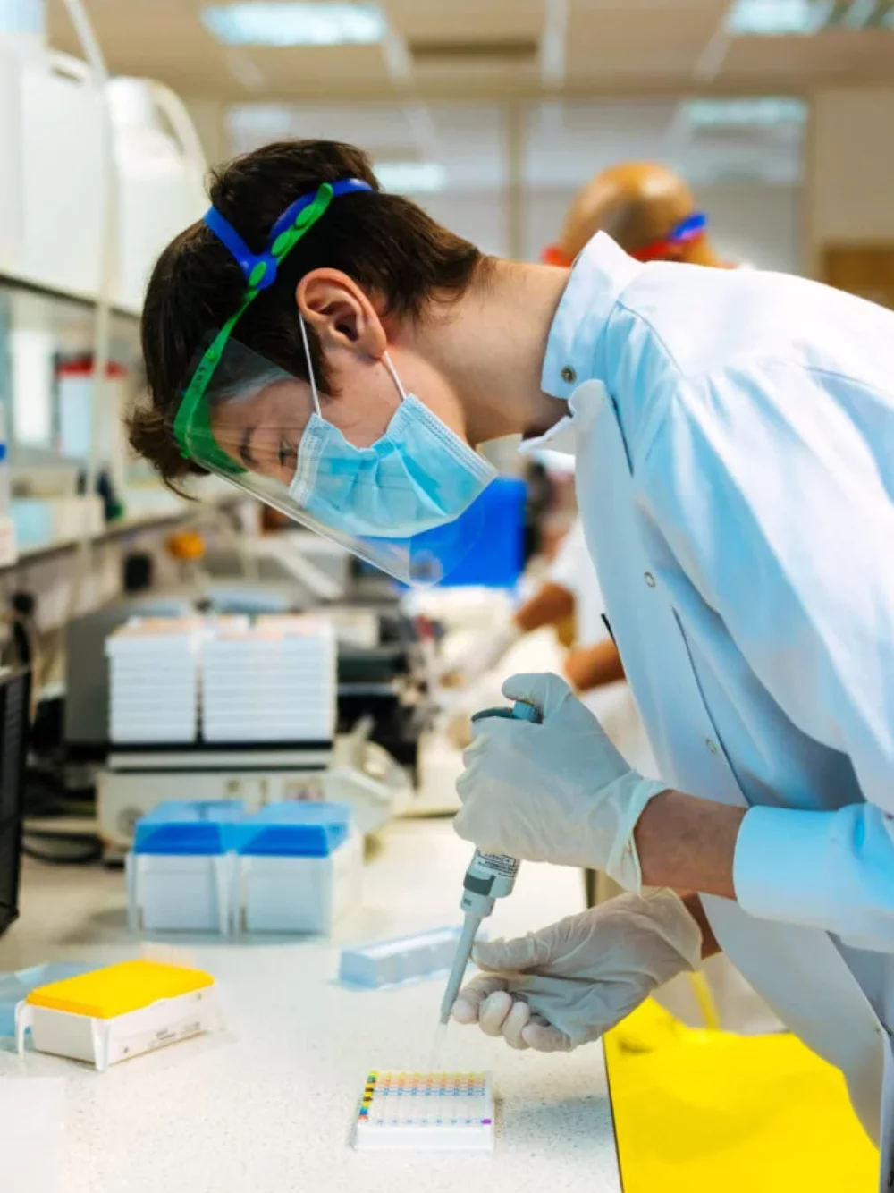 YorkTest employee working within the Laboratory.